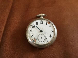 Antique Silver 875 Russian ??? Quarter Repeater Pocket Watch Not