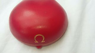 Vintage 1970s Omega Leather Covered Watch Case Made In Switzerland