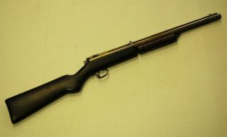 Vintage Benjamin Franklin.  22 Cal Pellet Gun - Wood Stock - Pump
