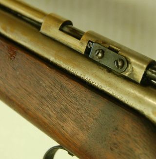 Vintage Benjamin Franklin.  22 Cal Pellet Gun - Wood Stock - Pump 3