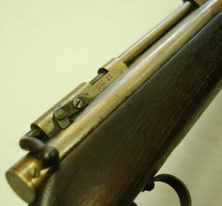 Vintage Benjamin Franklin.  22 Cal Pellet Gun - Wood Stock - Pump 6