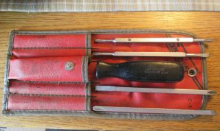 Vintage Snap - On C - 5 Reversible Exchangeable Screwdriver Set Ssdd42