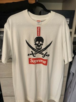 Supreme X Neighborhood Box Logo T Shirt Red L Wtaps Nhbd Visvim Rare Ds