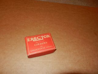 A C Gilbert Erector Small Parts Box,  Late Teen 