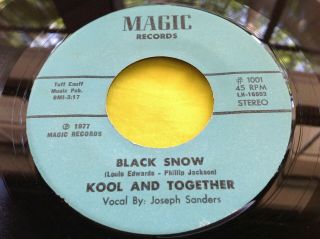 Rare 1977 Funk Sweet Soul 45 : Kool And Together Black Snow Magic 1001