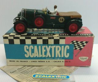 French Scalextric Tri - Ang Vintage 1960 