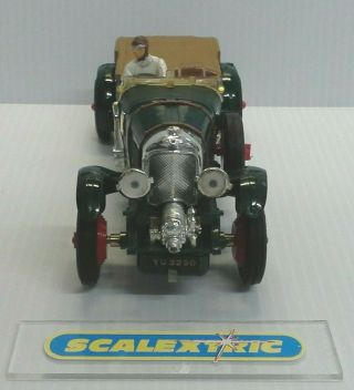 FRENCH SCALEXTRIC Tri - ang Vintage 1960 ' s BENTLEY 4.  5L ' 1929 ' C64 (,) GREEN 7