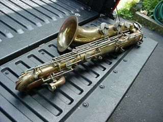 Vintage H A Selmer bundy bari Saxophone baritone SAX 4