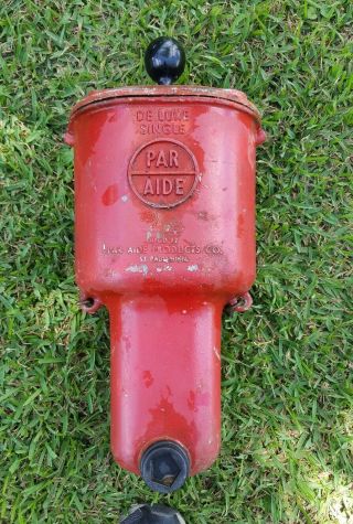 Vintage Par Aide,  Deluxe Single,  Golf Ball Washer,  Good Cond Man Cave