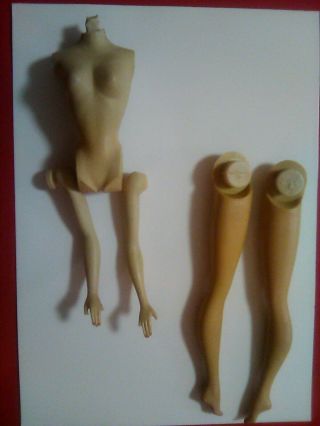 Vintage Barbie Tlc Body Parts For 3 And 4,  1960s