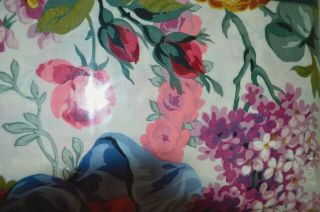 Vtg Ralph Lauren Allison King Flat Sheet Florals in Pkg L22 2