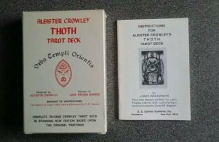 Vintage Aleister Crowley Thoth Tarot Deck Copyright 1978,  Reprint ‘83. 3