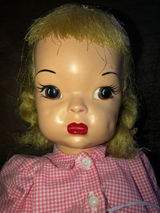 Vintage Terri Lee Doll Painted Hard Plastic Mannekin Wig and Clothing 3