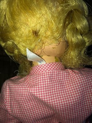 Vintage Terri Lee Doll Painted Hard Plastic Mannekin Wig and Clothing 6