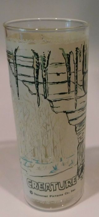 HTF Rare Vintage Anchor Hocking Universal Monster Glass Tumbler The CREATURE 2