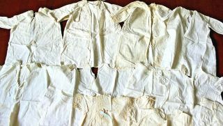 25,  Antique Vintage Baby Clothes Dresses Bonnet Lace Trim TLC Repair 40 ' s Dolls 5
