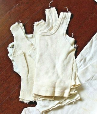 25,  Antique Vintage Baby Clothes Dresses Bonnet Lace Trim TLC Repair 40 ' s Dolls 6