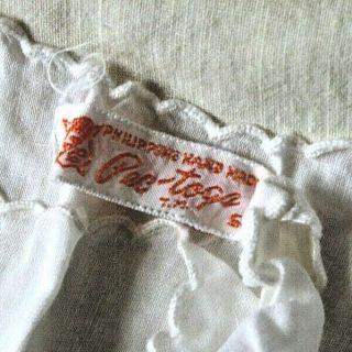 25,  Antique Vintage Baby Clothes Dresses Bonnet Lace Trim TLC Repair 40 ' s Dolls 7