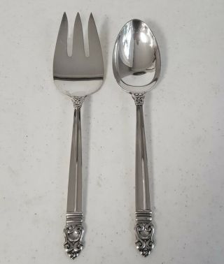 Salad Serving Set Royal Danish International Sterling