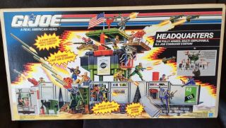 Vintage 1992 Hasbro Gi Joe Headquarters Playset - Nib Complete