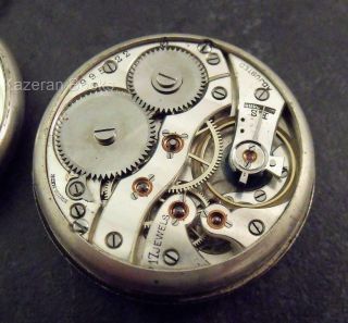 WW1 Period Solid Silver J W Benson - Francois Borgel Fob Pocket Watch 6
