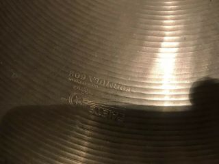 21” Paiste 602 Ride Vintage Cymbal 2