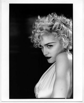 M20c Madonna Vogue Video Vintage 1990s Black White 8x10 Photo =david Fincher=