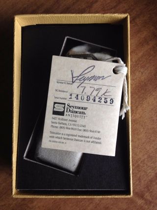 Seymour Duncan Antiquity P90 Pickup Set Aged Black Vintage Soapbar 1950 ' s Relic 5