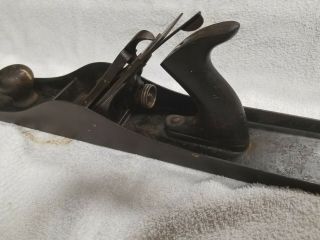 Vintage Stanley Bailey No.  8 Corrugated Wood Plane Type 7