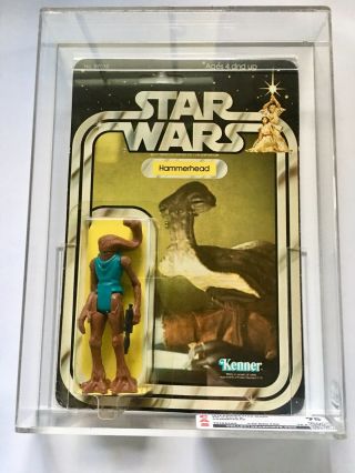 Star Wars Vintage Hammerhead 1979 21 Back - B Afa Cas Graded 75 Moc