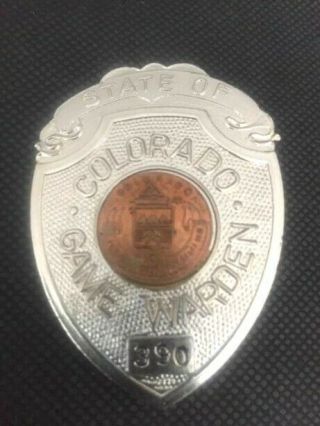 Vintage Colorado Game Warden Badge