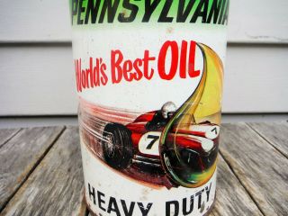 VNTG 1 IMPERIAL QUART MOTO - MASTER MOTOR OIL CAN CANADIAN TIRE COMPANY RACE CAR 2