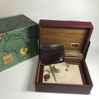 Rolex President Vintage Display Box And Case,  Very Rare 100 Authentic 72.  04.  01