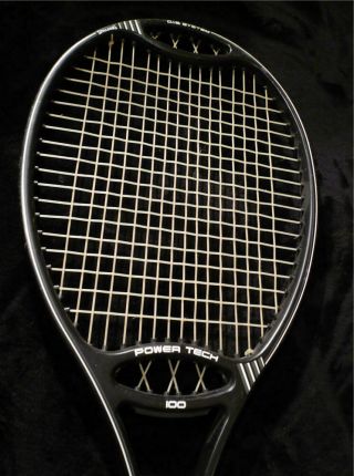 Extremely Rare Spalding Double Bridge Power Tech Dib 100 Vintage Tennis Racquet