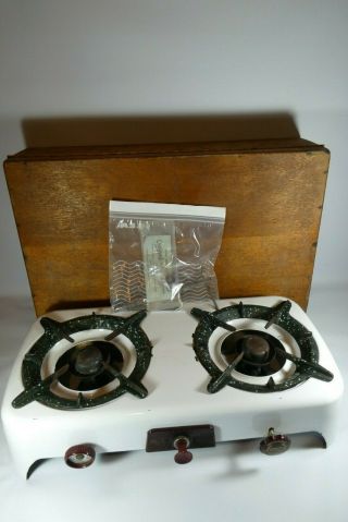 Old Vintage Primus No 535 Double,  2,  Twin Burner Paraffin Kerosene Camping Stove