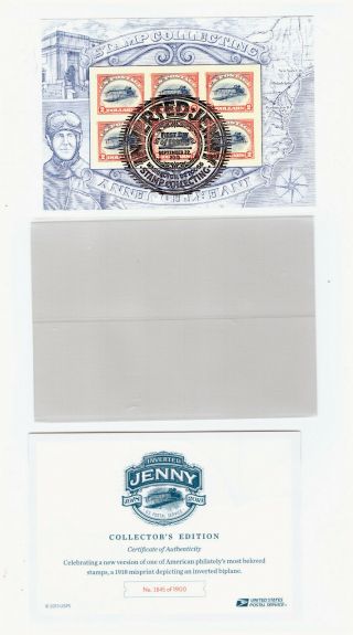 US RARE INVERTED JENNY COLLECTOR EDITION SET w/ PROOFS - Scott 4806 6