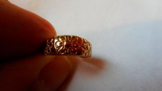Vintage 9ct Gold Toe Ring N5931