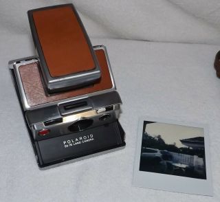 Vintage Polaroid SX - 70 Land Camera - Instant Film Camera with Leather Case 8