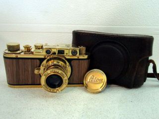 Leica - Ii (d) Wiking Wwii Vintage Russian 35mm Gold Camera