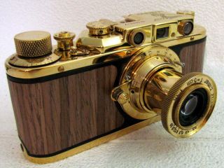 Leica - II (D) Wiking WWII Vintage Russian 35mm Gold Camera 4