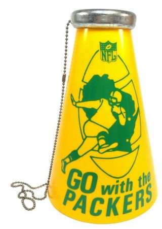 VINTAGE NFL 1960 ' S GREEN BAY PACKERS FOOTBALL TEAM YELL - A - PHONE MEGAPHONE 4