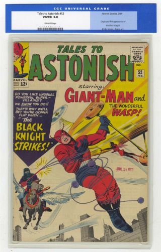 Tales To Astonish 52 Vg/f 5.  0 Vintage Marvel Comic Key 1st Black Knight Hot