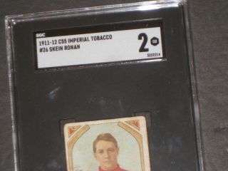 1911 C55 Imperial Tobacco SKEIN RONAN Hockey Card SGC 2 GD Antique 26 Vintage 2