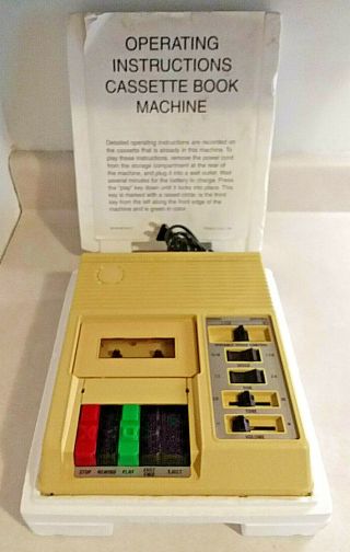 Vintage Cassette Tape Player For The Blind C - 1 National Library Of Congress