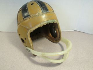 Vintage Rawlings Leather Football Helmet Nhc