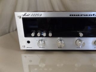 Vintage Marantz 2220B AM/FM Stereophonic Receiver Amplifier 2
