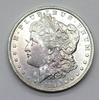 1895 - O Morgan Silver Dollar Nearly Uncirculated Rare Date