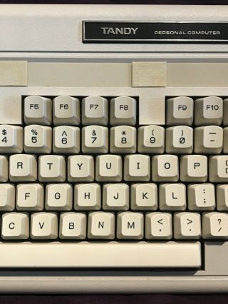 Vintage Tandy 1000 Personal Computer PC Keyboard UPT5 3