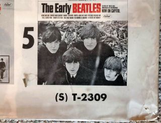 The Beatles - Beatles VI Is Here - 1965 - Rare Album Release Promotional Poster 3