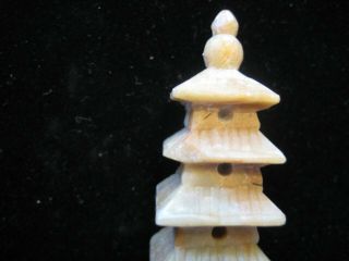 Vintage Chinese Handcarved Pagoda Temple 3